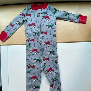 Hannah Andersson Organic Cotton Zipper Pajamas